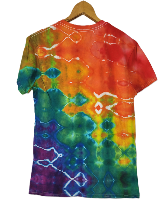 The Chromatic Glitch Tie-Dye T-Shirt – Adult, Unisex, Size M