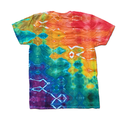 The Chromatic Glitch Tie-Dye T-Shirt – Adult, Unisex, Size M
