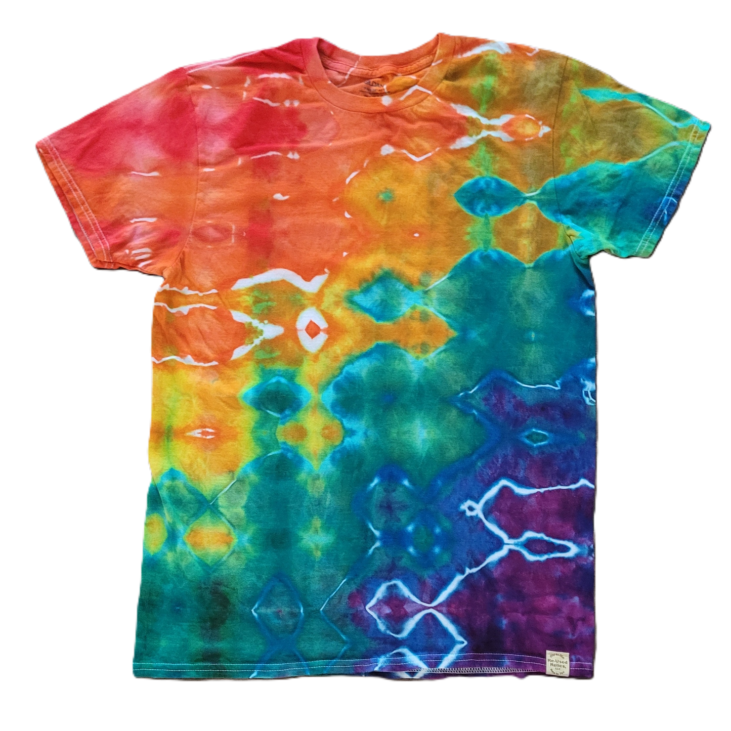 The Chromatic Glitch Tie-Dye T-Shirt – Adult, Unisex, Size M