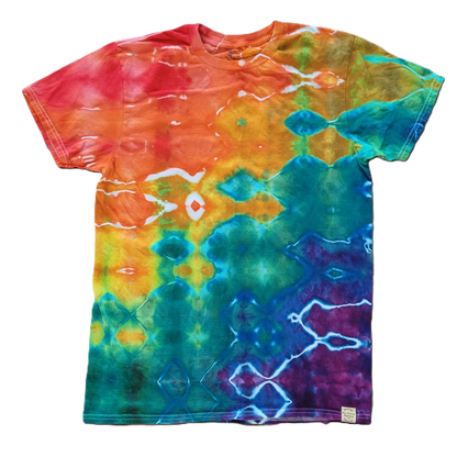 The Chromatic Glitch Tie-Dye T-Shirt – Adult, Unisex, Size M