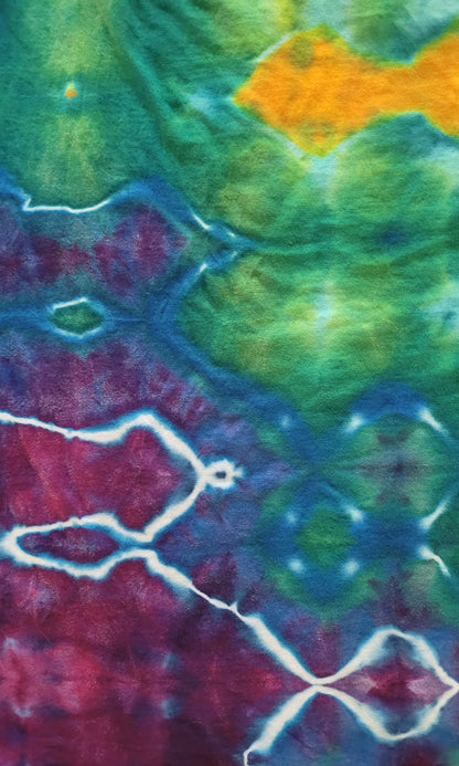 The Chromatic Glitch Tie-Dye T-Shirt – Adult, Unisex, Size M