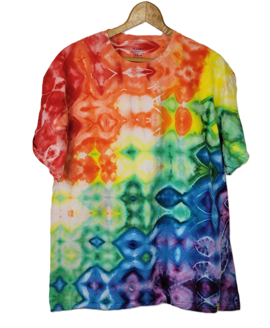 The Spectrum Matrix Tie-Dye T-Shirt – Adult, Unisex, Size XXL