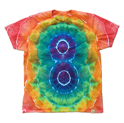 The Infinite Eight Tie-Dye T-Shirt – Adult, Unisex, Size L