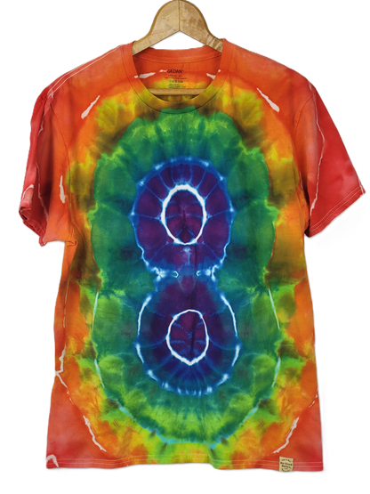 The Infinite Eight Tie-Dye T-Shirt – Adult, Unisex, Size L