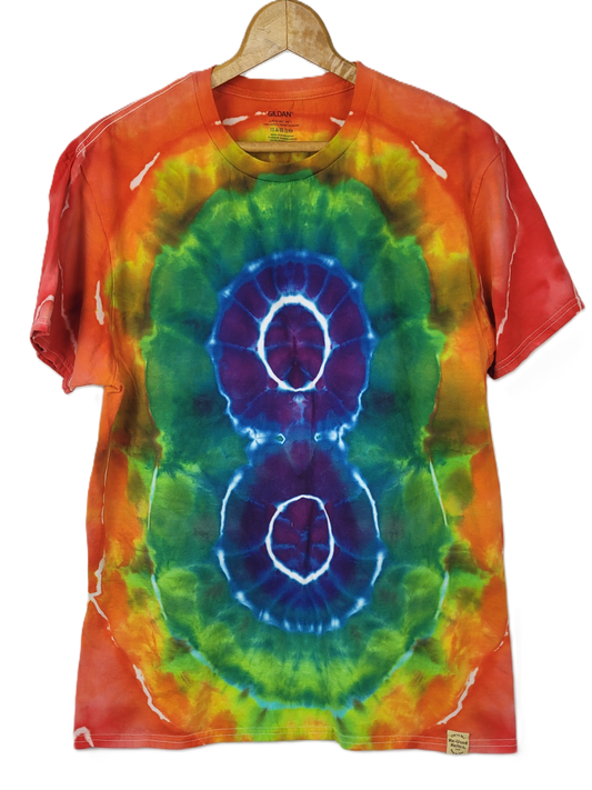 The Infinite Eight Tie-Dye T-Shirt – Adult, Unisex, Size L