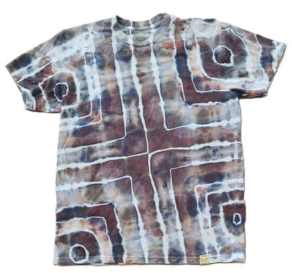 Linear Stone Tie-Dye T-Shirt - Adult, Unisex - Re-Used Relics