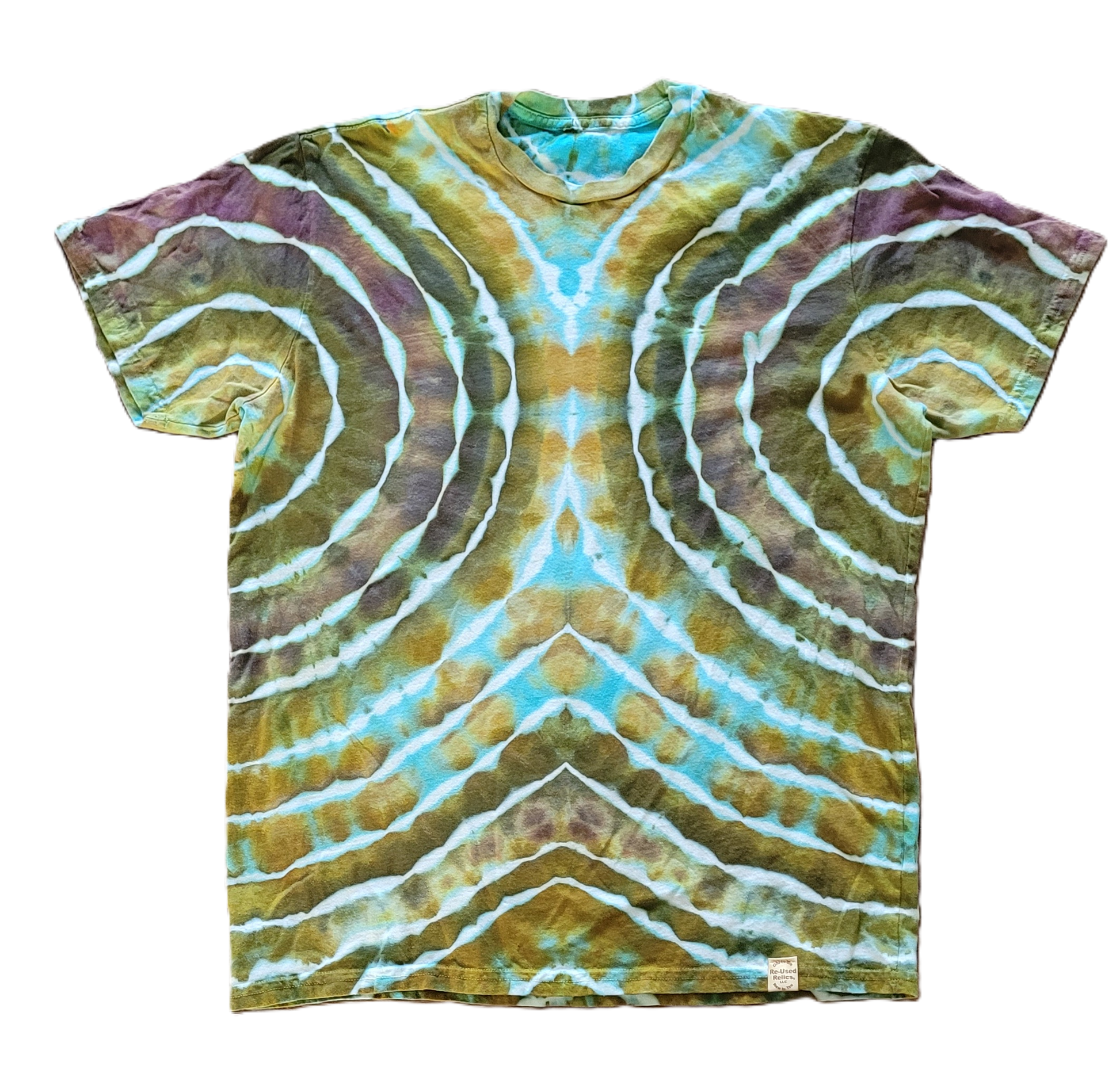 High-quality ringspun cotton tie-dye shirt