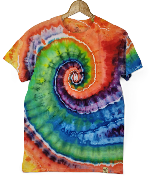 The Zenith Spiral Tie-Dye T-Shirt – Adult, Unisex, Size M