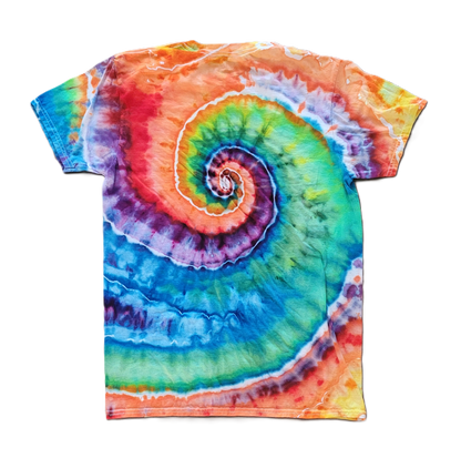 The Zenith Spiral Tie-Dye T-Shirt – Adult, Unisex, Size M