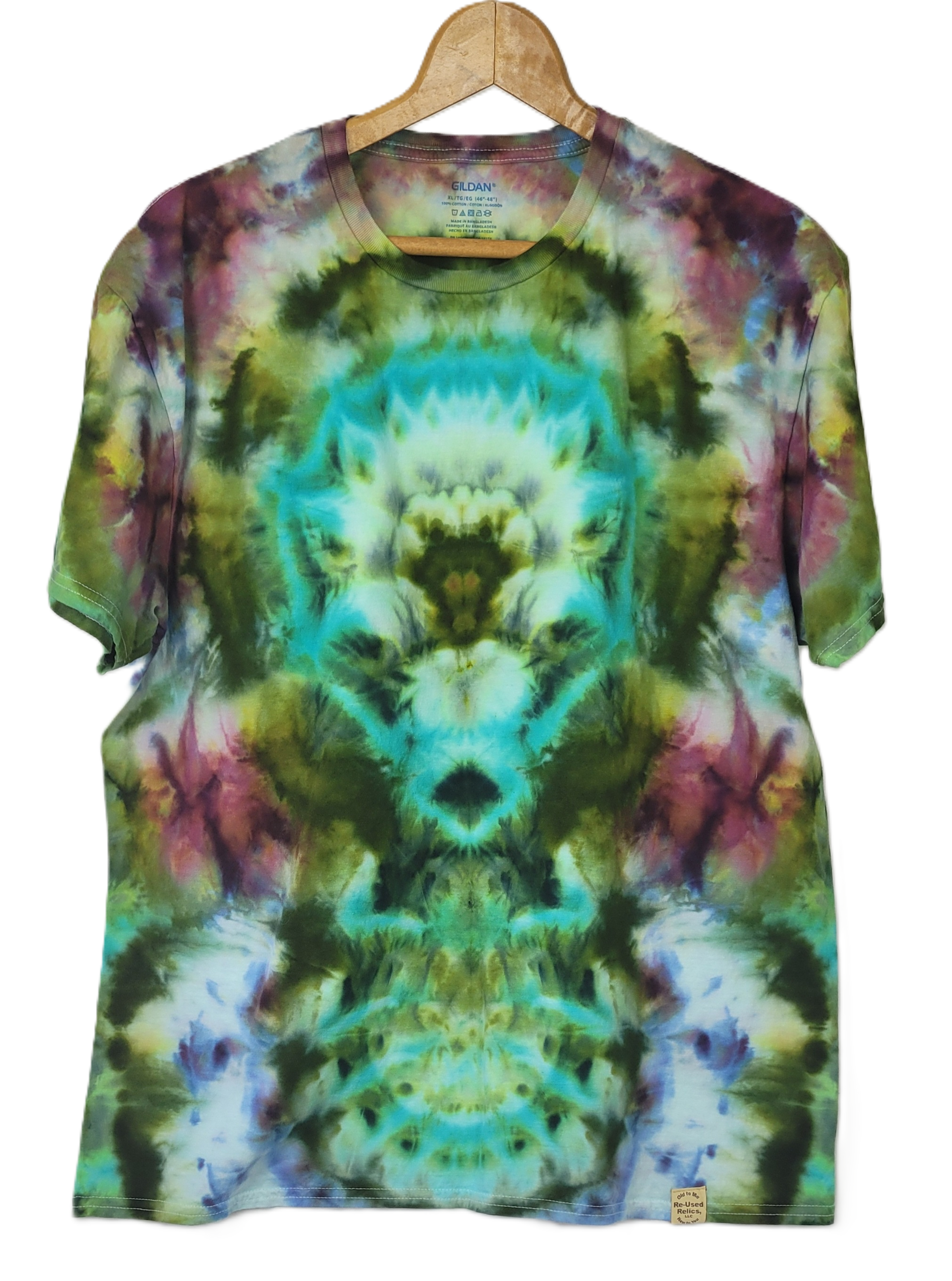 Mossy Glade Spirit Tie-Dye T-Shirt – Adult, Unisex, Size XL
