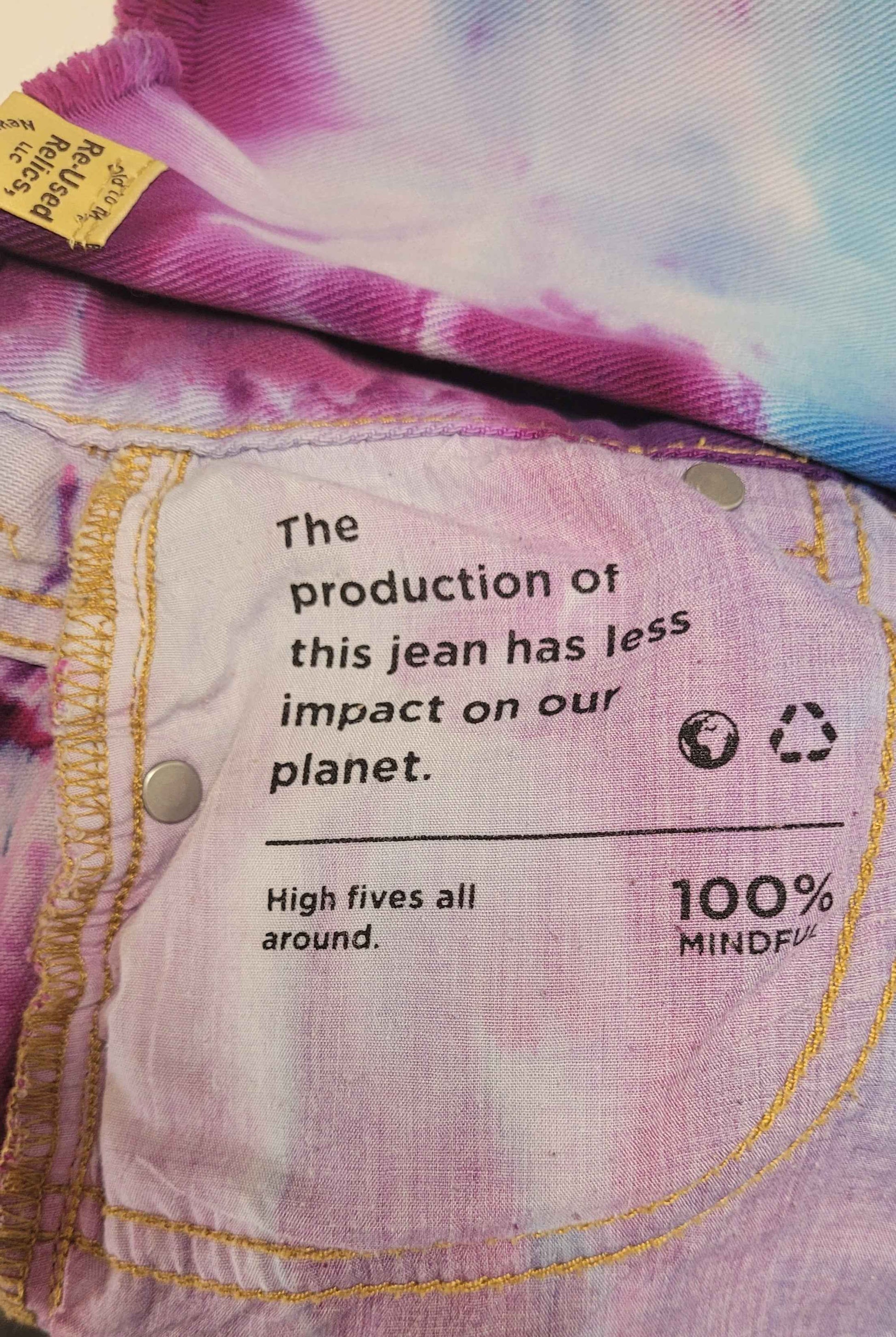 The Paradigm Shift Upcycled Denim Jeans – Adult, Ladies, Size 22