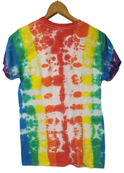 Rainbow Revolution  Tie-Dye T-Shirt - Adult, Unisex, Size M - Re-Used Relics