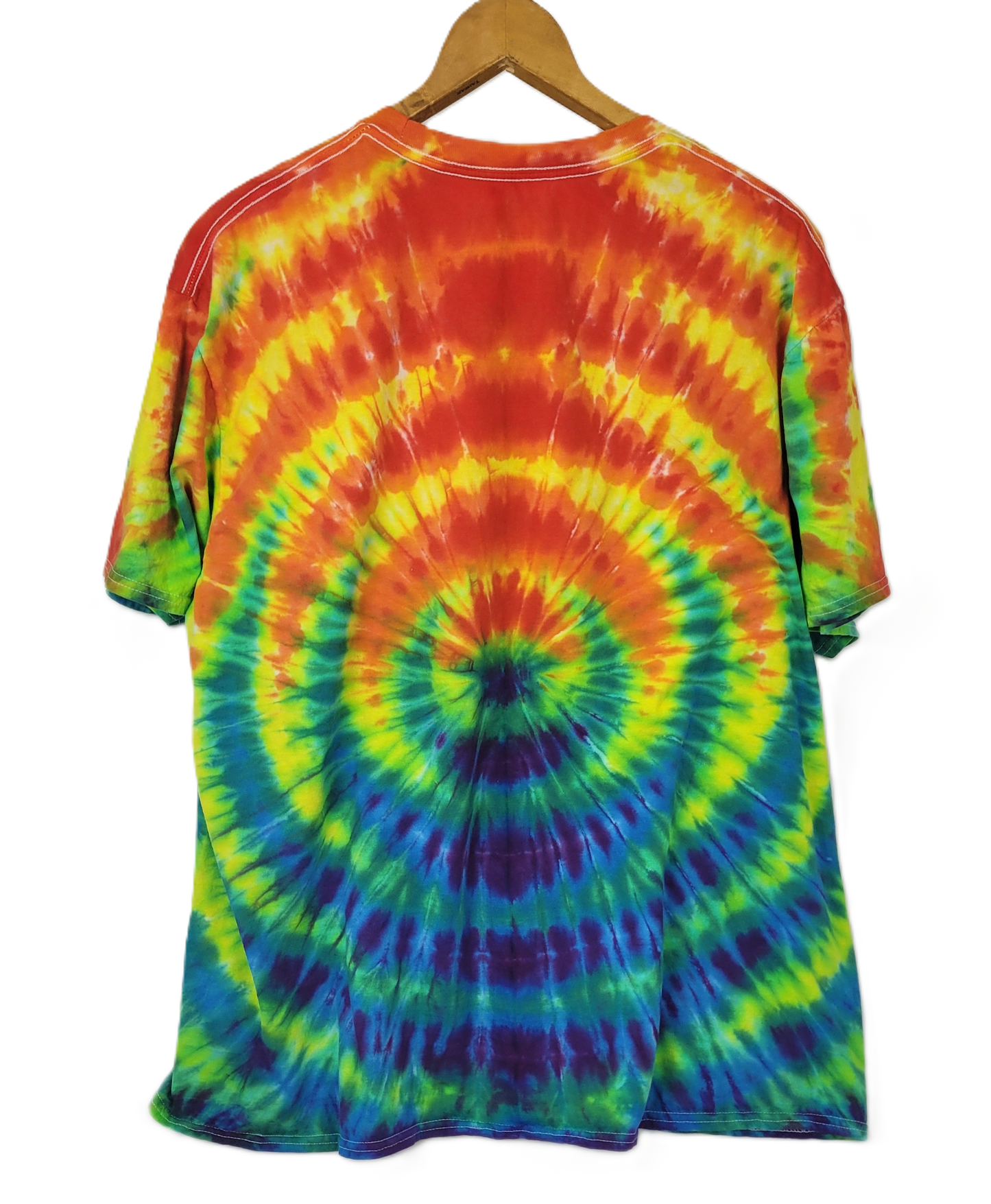 The Rainbow WigWag Tie-Dye T-Shirt – Adult, Unisex, Size XXL