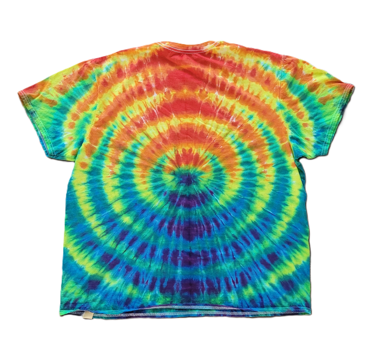 The Rainbow WigWag Tie-Dye T-Shirt – Adult, Unisex, Size XXL