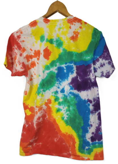 Technicolor Dreamscape  Tie-Dye T-Shirt - Adult, Unisex, Size M - Re-Used Relics