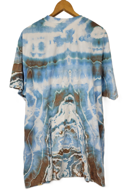 The Steel Snowflake Tie-Dye T-Shirt – Adult, Unisex, Size XXXL
