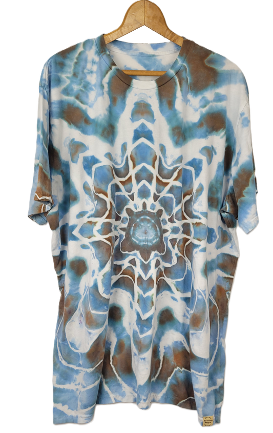 The Steel Snowflake Tie-Dye T-Shirt – Adult, Unisex, Size XXXL