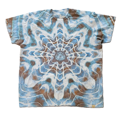 The Steel Snowflake Tie-Dye T-Shirt – Adult, Unisex, Size XXXL