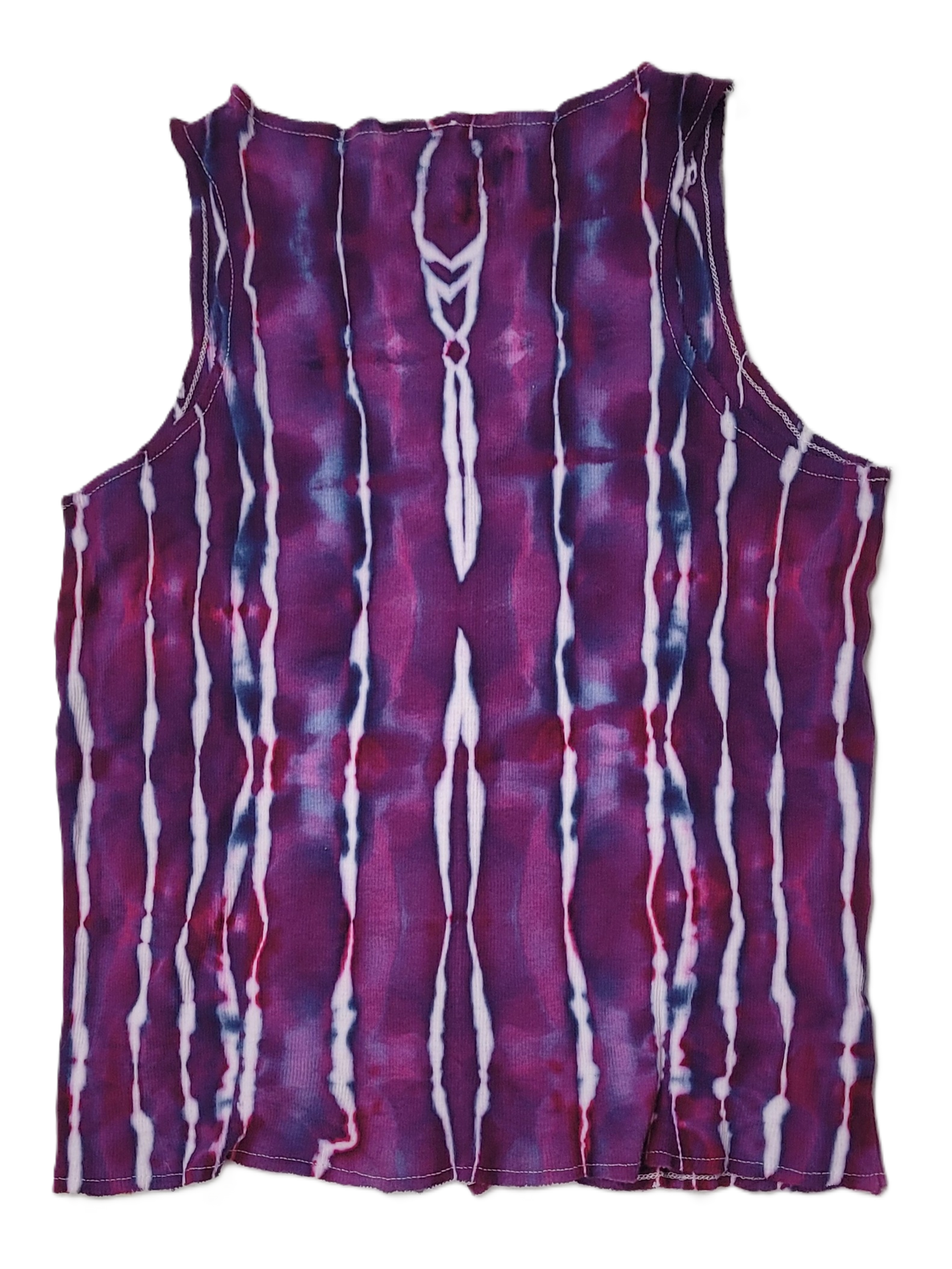 Midnight Magenta Ribbed Button-Up Tank – Adult, Ladies