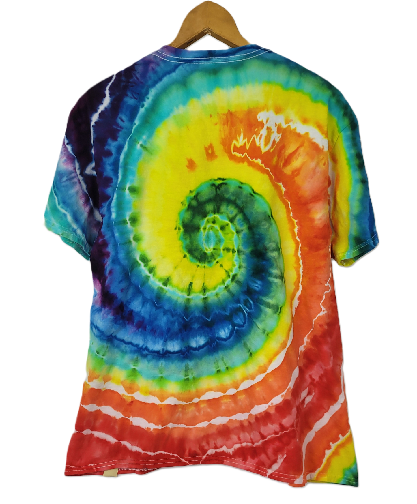 The Verdant Vortex Tie-Dye T-Shirt – Adult, Unisex, Size XL