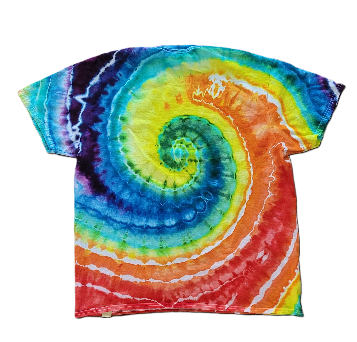 The Verdant Vortex Tie-Dye T-Shirt – Adult, Unisex, Size XL