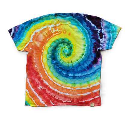 The Verdant Vortex Tie-Dye T-Shirt – Adult, Unisex, Size XL