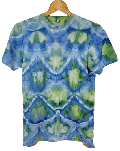 Fish Scales Tie-Dye T-Shirt - Adult, Unisex, Size S