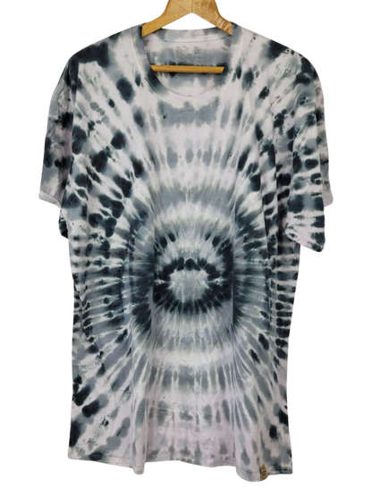 Monochromatic Wig-Wag Tie-Dye T-Shirt - Adult, Unisex, Size 2XL
