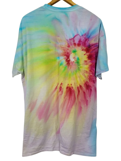 Primary Colander Spiral Tie-Dye T-Shirt - Adult, Unisex, Size 2XL