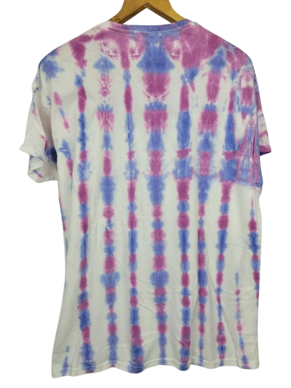 White Stripes Tie-Dye T-Shirt - Adult Unisex XL - Re-Used Relics