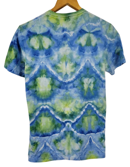 Fish Scales Tie-Dye T-Shirt - Adult, Unisex, Size S