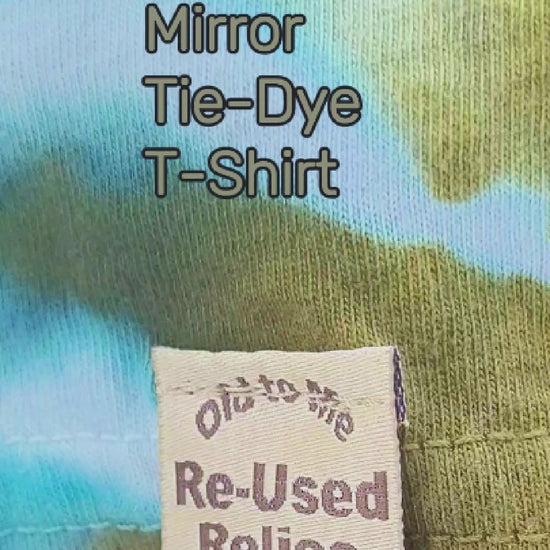 Artisan forest green and plum tie-dye