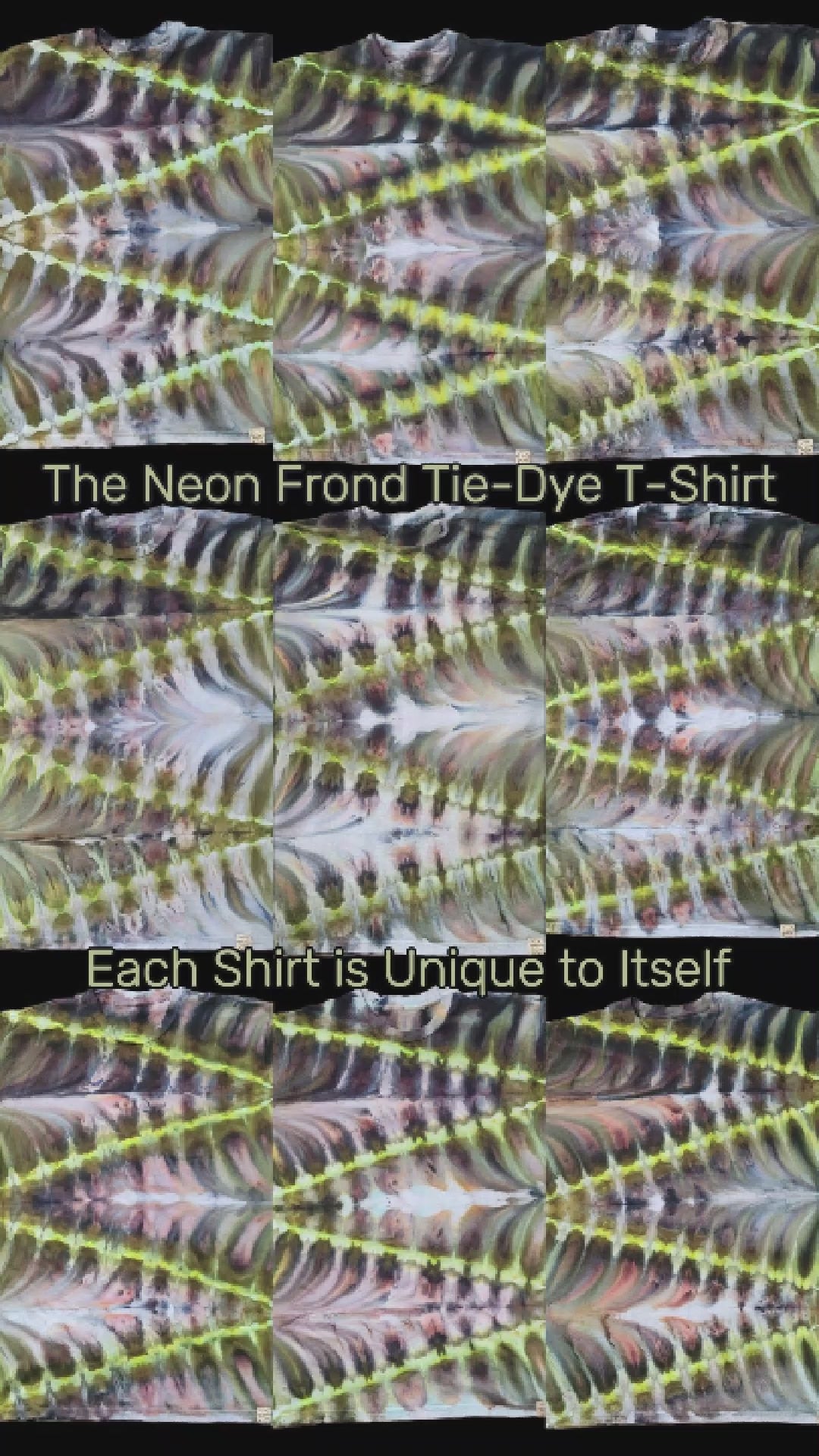 Size Video of a tie-dye shirt