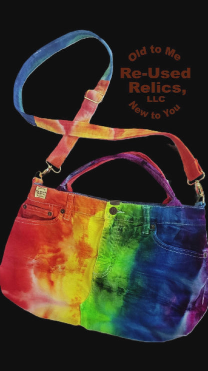 Rainbow Tie-Dye Hand Bag Video